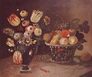 William Buelow Gould Flowers and Fruit oil painting reproduction